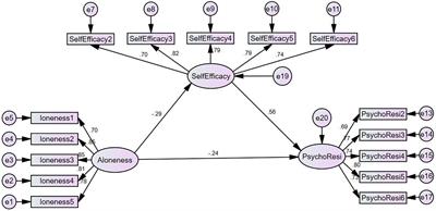 Exploring psychological resilience of entrepreneurial college students for post-pandemic pedagogy: The mediating role of self-efficacy